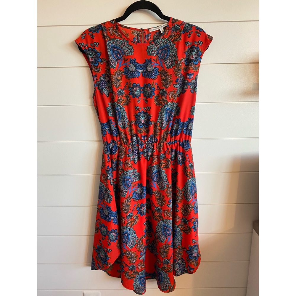 Collective Concepts orange floral dress